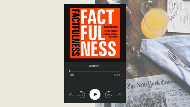 my audiobook - factfulness