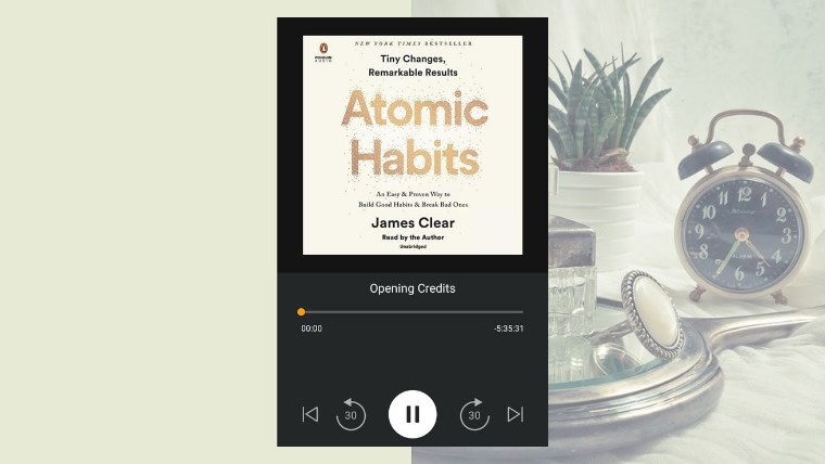 atomic habits - my audiobook