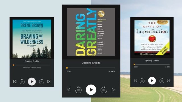 brene brown - my 3 audiobooks