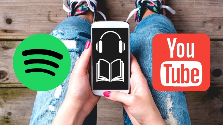 SpotifyとYouTubeでもオーディオブックが聴ける