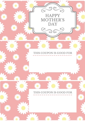 Happy Mother's Day - Coupon Book